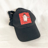 Penguin Hat - black/red